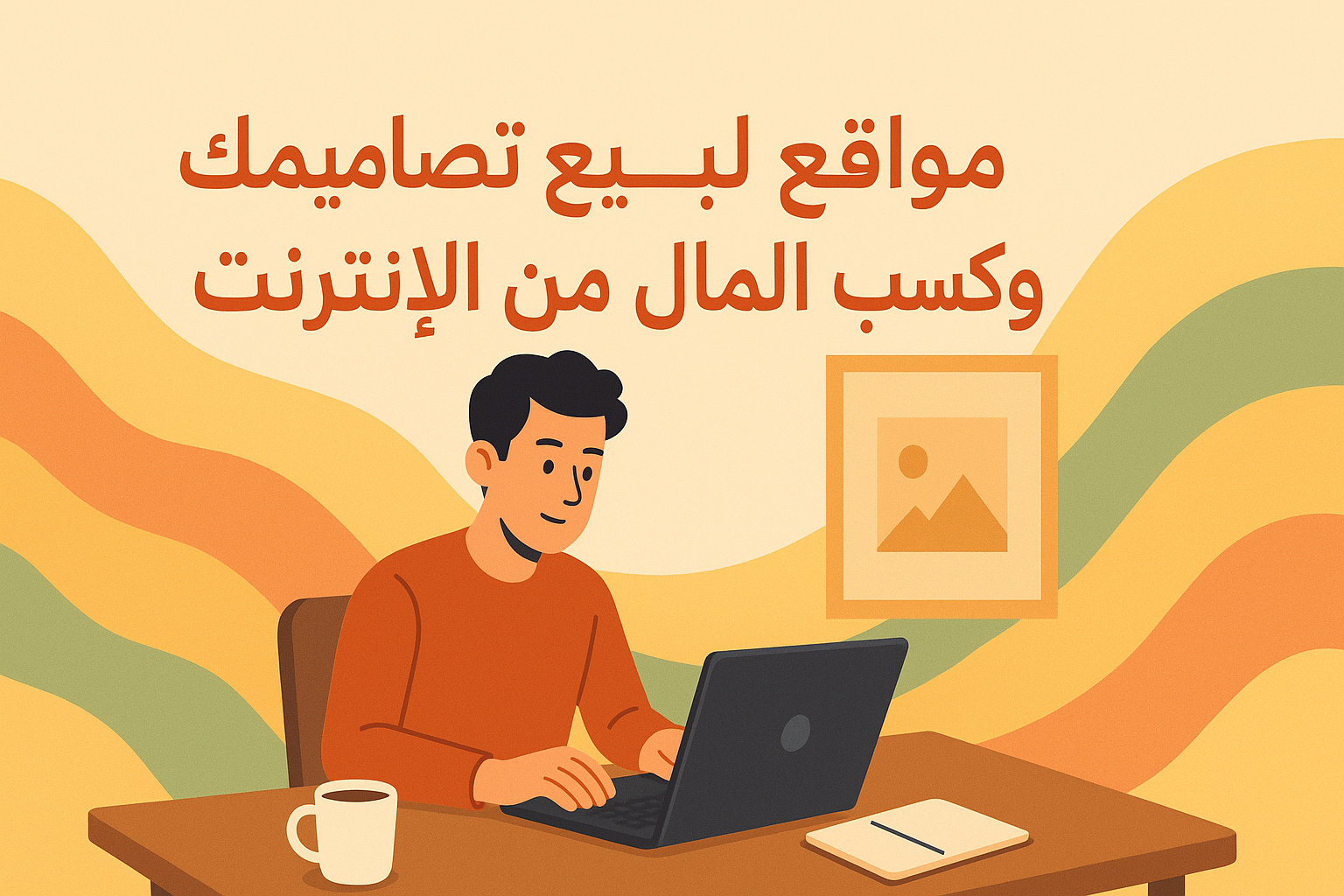 أفضل المواقع لبيع تصاميمك وكسب المال من الإنترنت (دليل المصمم العربي الشامل 2025)